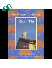 Khai Thị Quyển 3- Hòa Thượng Tuyên Hóa